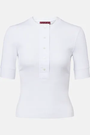 Gucci Polo in cotone a coste