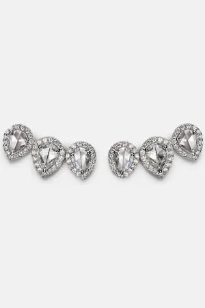 Kamyen Orecchini Kanika in oro bianco 18kt con diamanti
