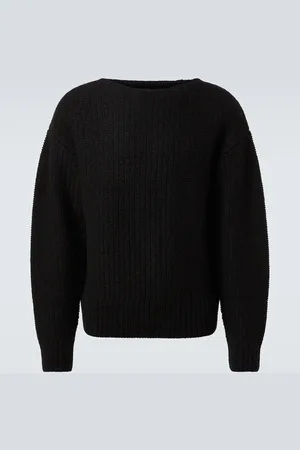 VISVIM Pullover in misto lana e mohair con intarsio