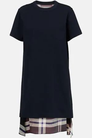 SACAI T-shirt in jersey di cotone