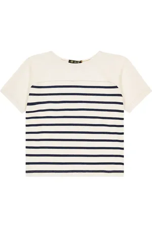Loro Piana T-shirt in cotone a righe