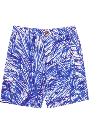 Loro Piana Shorts Loris in lino con stampa