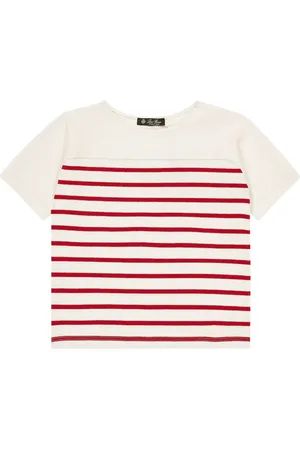 Loro Piana T-shirt in cotone a righe