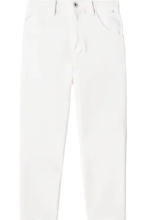 Il gufo Pantaloni a gamba larga in cotone