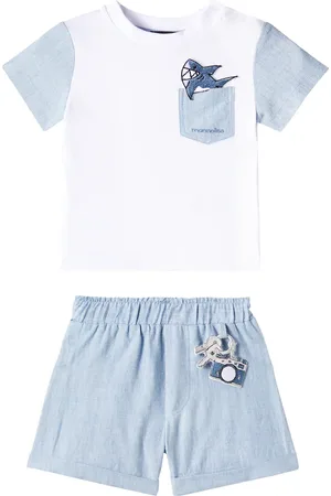 MONNALISA T-shirt e leggings in cotone con stampa