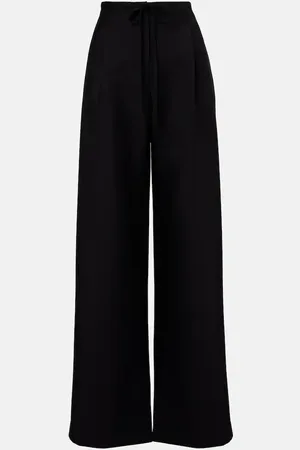 Rohe Róhe Pantaloni a gamba larga in lana e mohair
