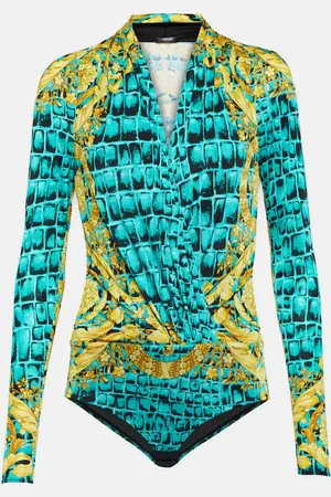 VERSACE Body in jersey con stampa