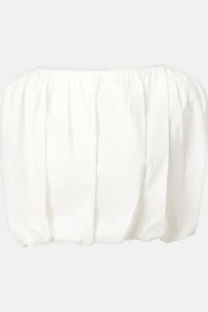 Adriana Degreas Top cropped Inamorata in misto cotone