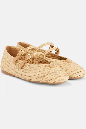 Prada Ballerine Mary Jane con logo