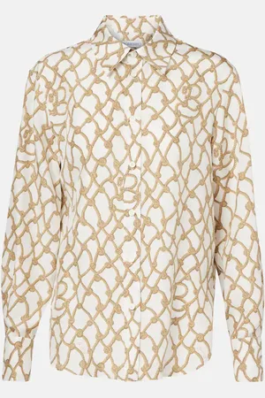 Burberry Camicia in seta con stampa