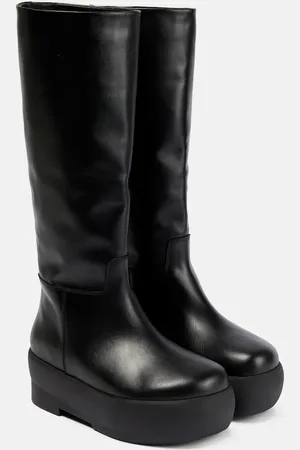 Gia Borghini Stivali in pelle Rosie 16 con plateau