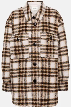 Marant Etoile Giacca a camicia Harveli a quadri
