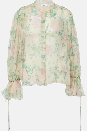 Chloé Chloé Top in seta con stampa