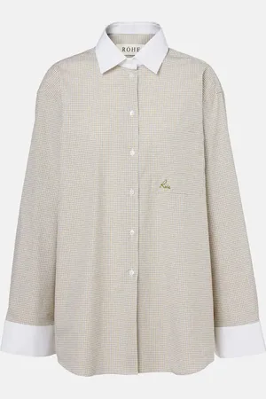 Rohe Róhe Camicia in cotone a quadri