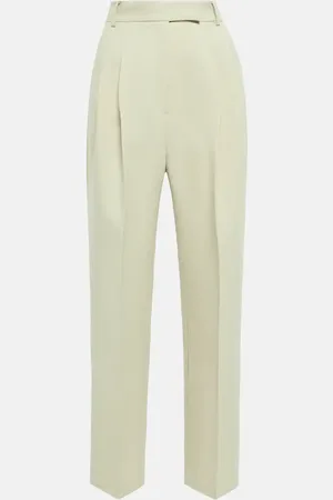 The Frankie Shop Pantaloni Bea in twill a vita alta