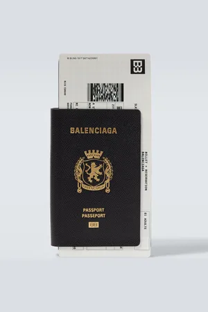 Balenciaga Portafoglio Passport Long in pelle