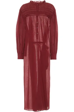 Marant Etoile Abito Perkins in voile di cotone