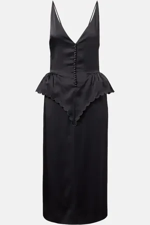 Stella McCartney Abito midi in raso
