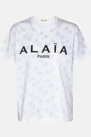 Alaïa Alaïa T-shirt in cotone con logo