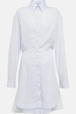 Alaïa Alaïa Abito chemisier in cotone