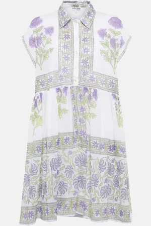 Juliet Dunn Miniabito in cotone con stampa