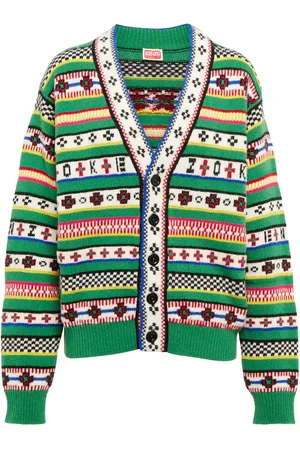 Kenzo Cardigan in jacquard Fair Isle