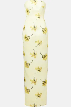 EMILIA WICKSTEAD Abito lungo Laelia con stampa floreale