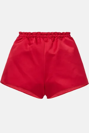 Giambattista Valli Shorts in raso a vita alta