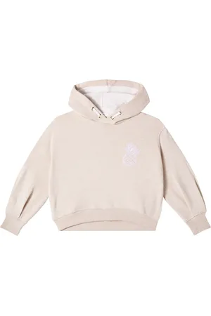Chloé Chloé Kids Felpa in jersey di cotone con cappuccio
