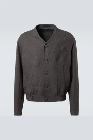 Giorgio Armani Giacca blouson in lino