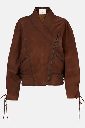 Isabel Marant Giacca asimmetrica Edina in suede