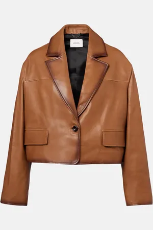 Dorothee Schumacher Giacca in pelle cropped