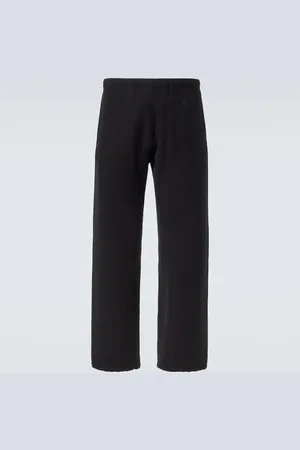 Auralee Pantaloni sportivi in jersey di cotone