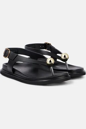 Souliers Martinez Sandali Spiaggia in pelle