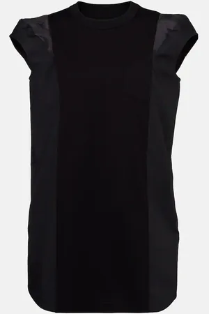 SACAI Abito T-shirt in jersey e popeline