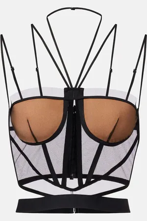 Nensi Dojaka Bustier in tulle