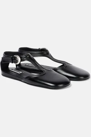 Jil Sander Ballerine Mary Jane in pelle