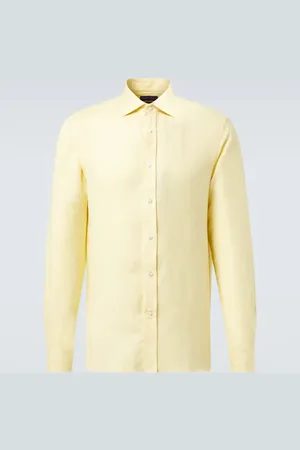 Ralph Lauren Camicia Aston in lino e seta