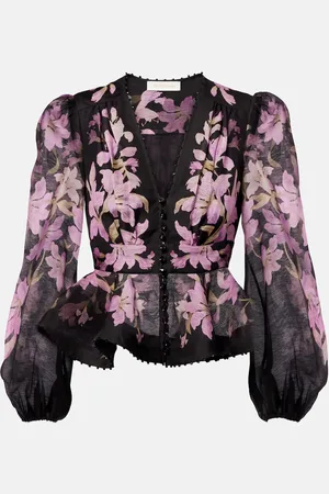 ZIMMERMANN Blusa Dawning con stampa floreale