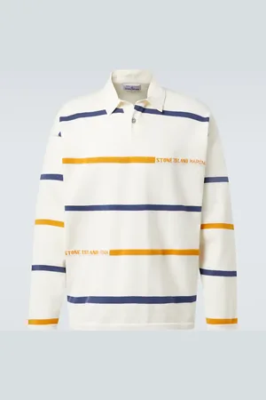 Stone Island Polo Marina in cotone a righe