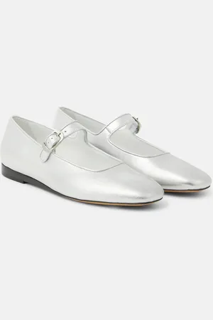 Le Monde Beryl Le Monde Béryl Ballerine in pelle metallizzata