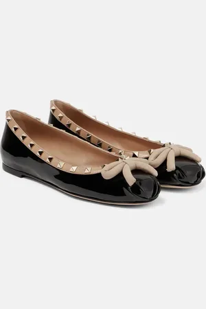 VALENTINO GARAVANI Ballerine Rockstud in vernice