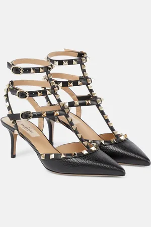 VALENTINO GARAVANI Pumps slingback Rockstud in pelle