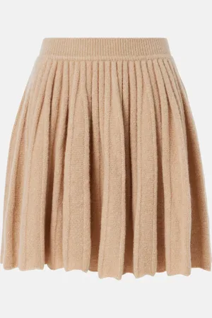 Loro Piana Minigonna Cocooning in cashmere e seta
