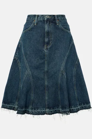 RE/DONE Gonna midi di jeans