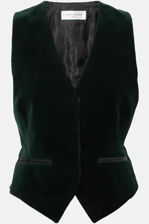 Victoria Beckham Gilet in velluto
