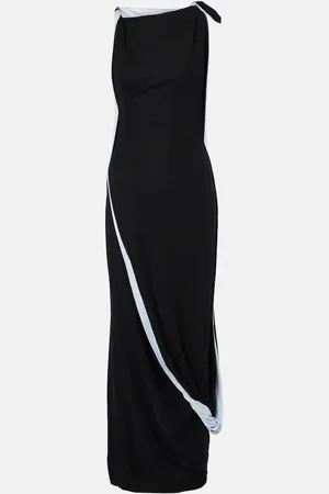 Victoria Beckham Abito midi in jersey