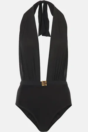 Balmain Costume intero con scollo all’americana