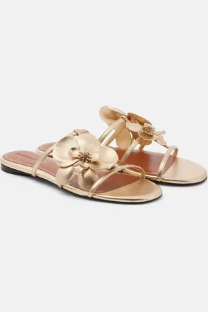 ZIMMERMANN Sandali Orchid in pelle metallizzata