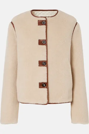 Loro Piana Giacca in teddy di cashmere e seta